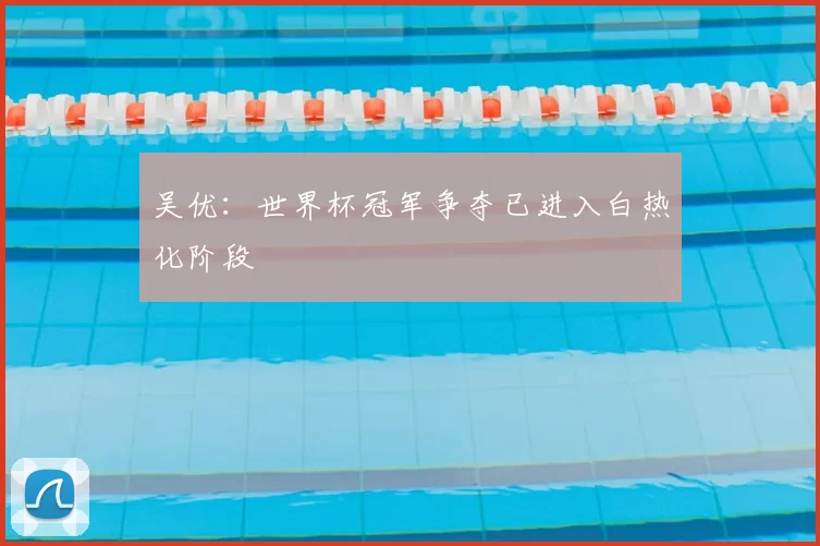 吴优：世界杯冠军争夺已进入白热化阶段