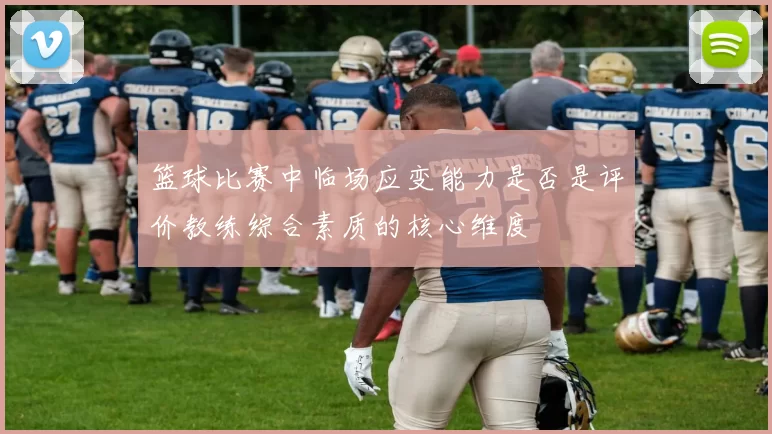 篮球比赛中临场应变能力是否是评价教练综合素质的核心维度