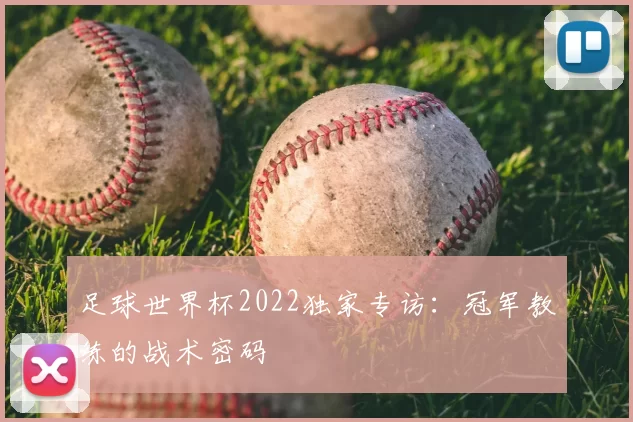 足球世界杯2022独家专访：冠军教练的战术密码